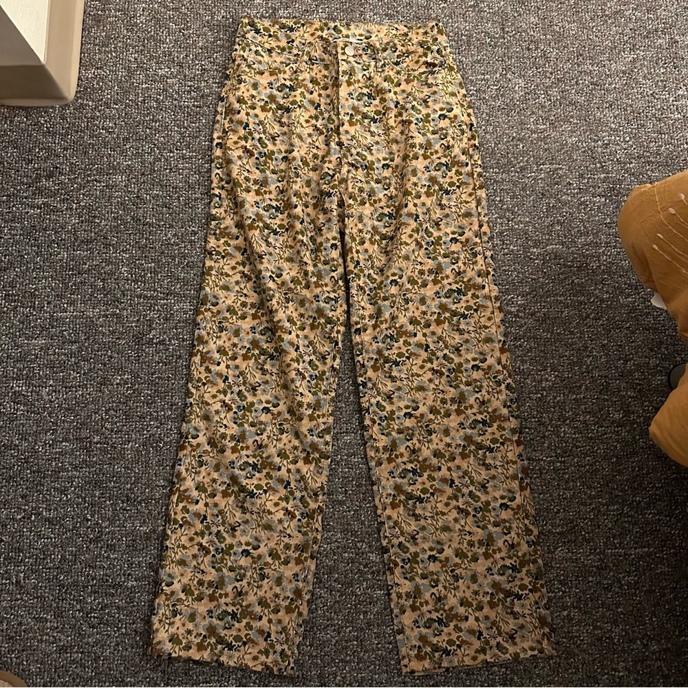 polagram floral pants size small